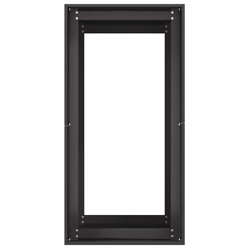 vidaXL ültetvény fekete 40x80x80 cm acél