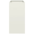 vidaXL fehér acél növénytartó 40x80x80 cm