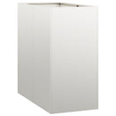 vidaXL rozsdamentes acél növénytartó 40x80x80cm