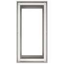 vidaXL rozsdamentes acél növénytartó 40x80x80cm