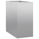 vidaXL horganyzott acél növénytartó 40x80x80 cm