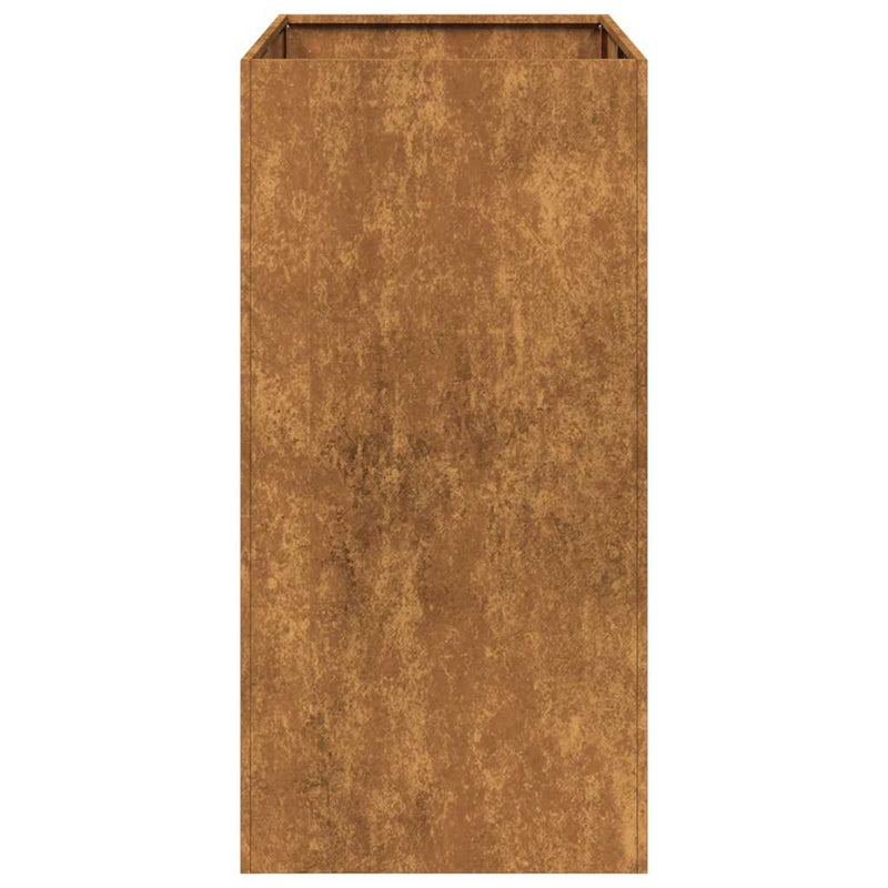 vidaXL ültető rozsdás 40x80x80 cm időjárásálló acélból