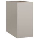 vidaXL ültető rozsdás 40x80x80 cm időjárásálló acélból