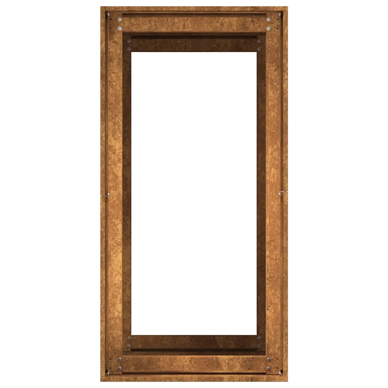 vidaXL ültető rozsdás 40x80x80 cm időjárásálló acélból