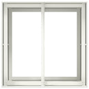 vidaXL ültetvény fehér 80x80x80 cm acél