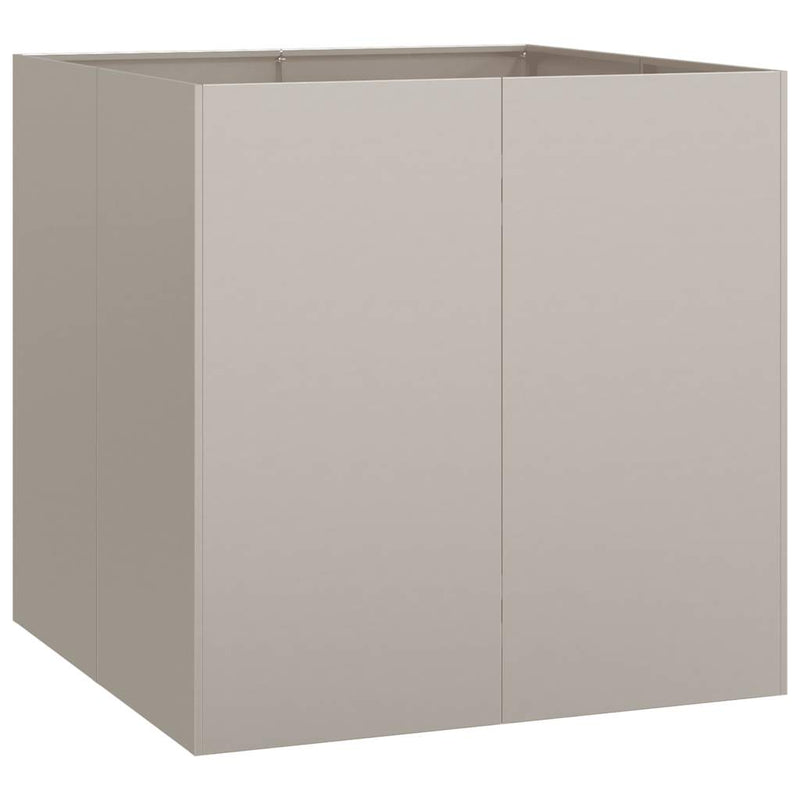 vidaXL ültető rozsdás 80x80x80 cm időjárásálló acélból