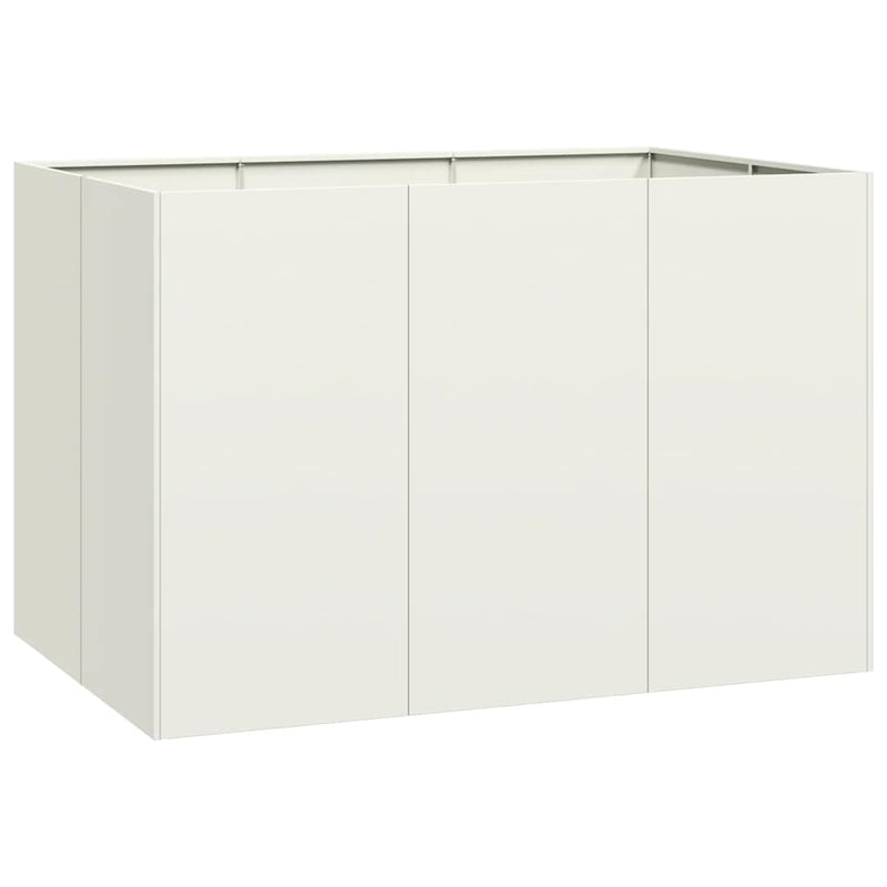 vidaXL növénytartó fehér 120x80x80 cm Acél
