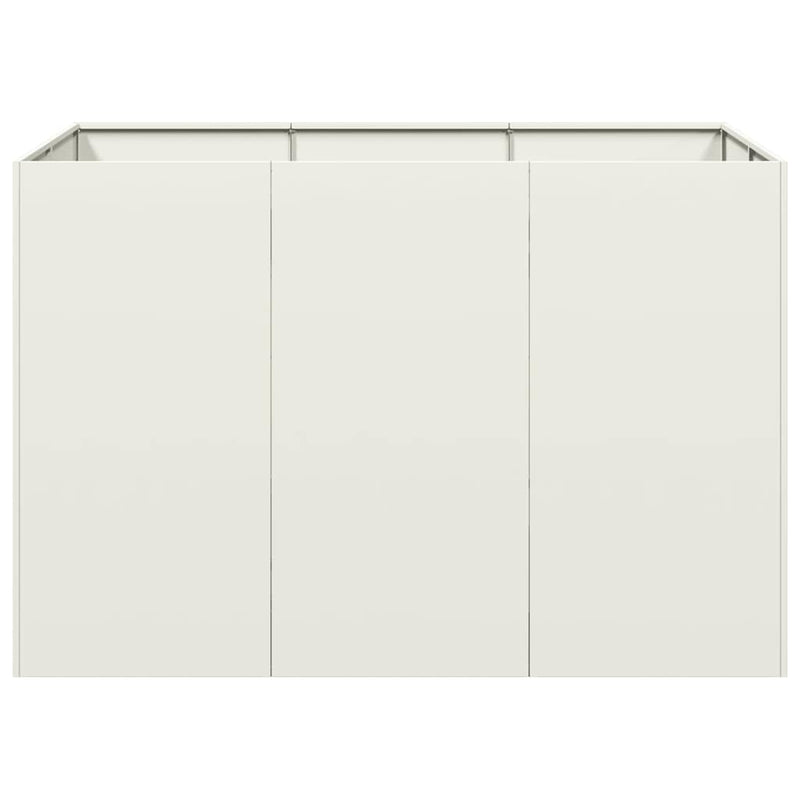 vidaXL növénytartó fehér 120x80x80 cm Acél