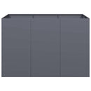 vidaXL növénytartó antracit 120x80x80 cm Acél