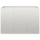 vidaXL növénytartó 120x80x80 cm Rozsdamentes acél