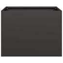 vidaXL ültetvény fekete 40x40x30 cm acél