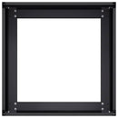 vidaXL ültetvény fekete 40x40x30 cm acél