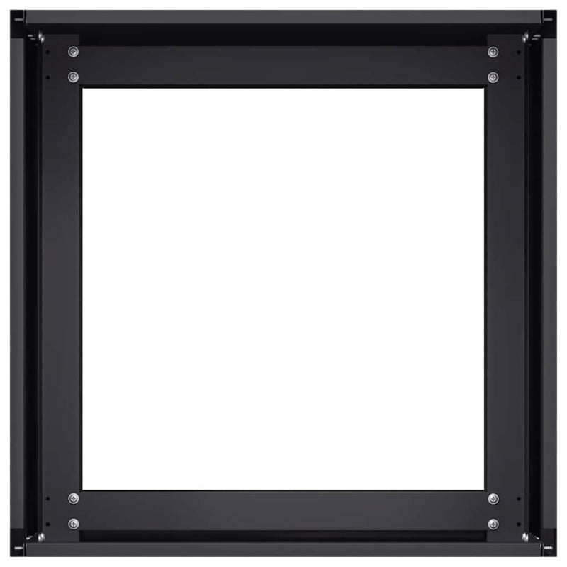 vidaXL ültetvény fekete 40x40x30 cm acél