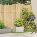 vidaXL fehér acél növénytartó 40x40x30 cm