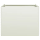 vidaXL fehér acél növénytartó 40x40x30 cm