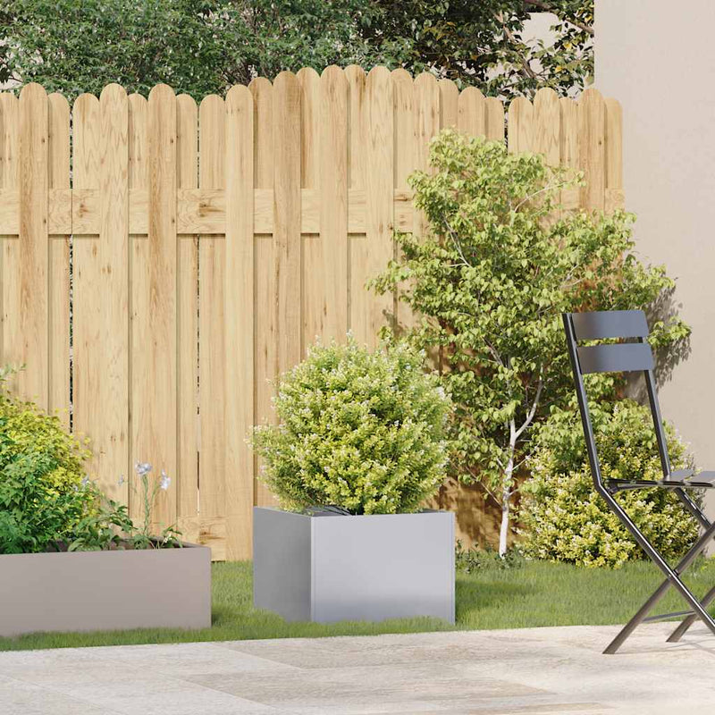 vidaXL növénytartó 40x40x30 cm horganyzott acél