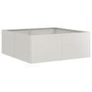 vidaXL ültetvény 80x80x40 cm Rozsdamentes acél