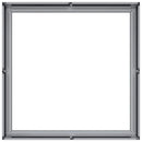 vidaXL horganyzott acél növénytartó 80x80x30 cm