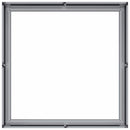 vidaXL horganyzott acél növénytartó 80x80x30 cm