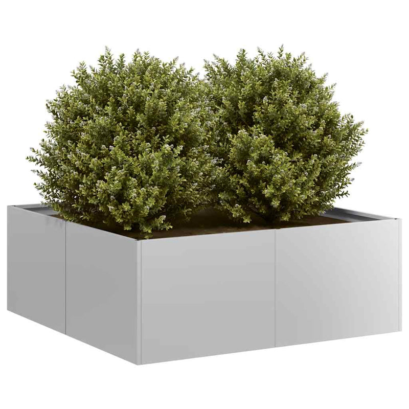 vidaXL horganyzott acél növénytartó 80x80x30 cm