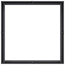 vidaXL ültetvény fekete 100x100x30 cm acél