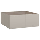 vidaXL ültető rozsdás 100x100x40 cm időjárásálló acélból