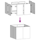 vidaXL ültetvény fekete 80x80x80 cm Acél