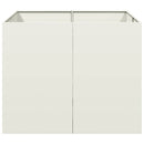 vidaXL növénytartó fehér 120x80x80 cm Acél