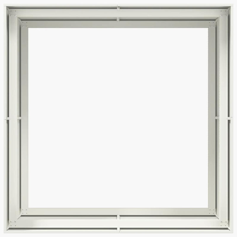 vidaXL növénytartó fehér 120x80x80 cm Acél