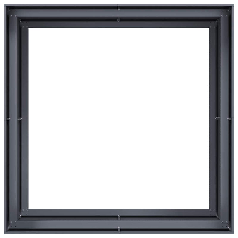 vidaXL növénytartó antracit 120x80x80 cm Acél