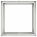 vidaXL növénytartó 100x100x80 cm rozsdamentes acél