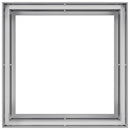 vidaXL növénytartó 100x100x80 cm Horganyzott acél