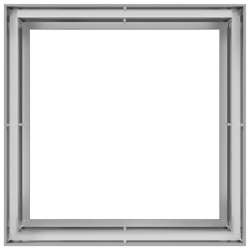 vidaXL növénytartó 100x100x80 cm Horganyzott acél