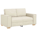 vidaXL Kanapé Szett 3 pcs Bézs 220 x 80 x 84 cm Lábbal kevert anyag
