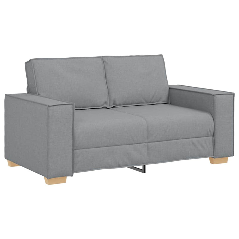 vidaXL Kanapé Szett párnával 3 pcs Szürke 220 x 78 x 84 cm szövet