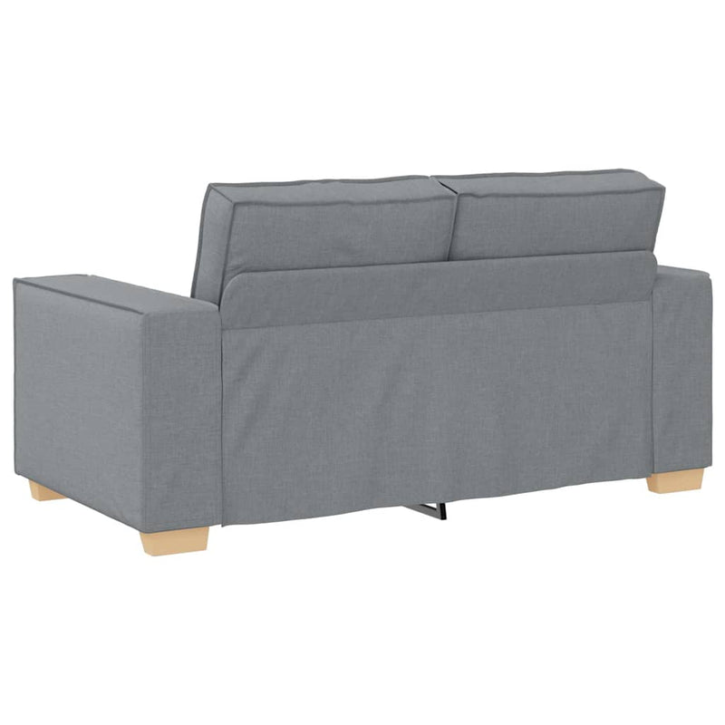 vidaXL Kanapé Szett párnával 3 pcs Szürke 220 x 78 x 84 cm szövet