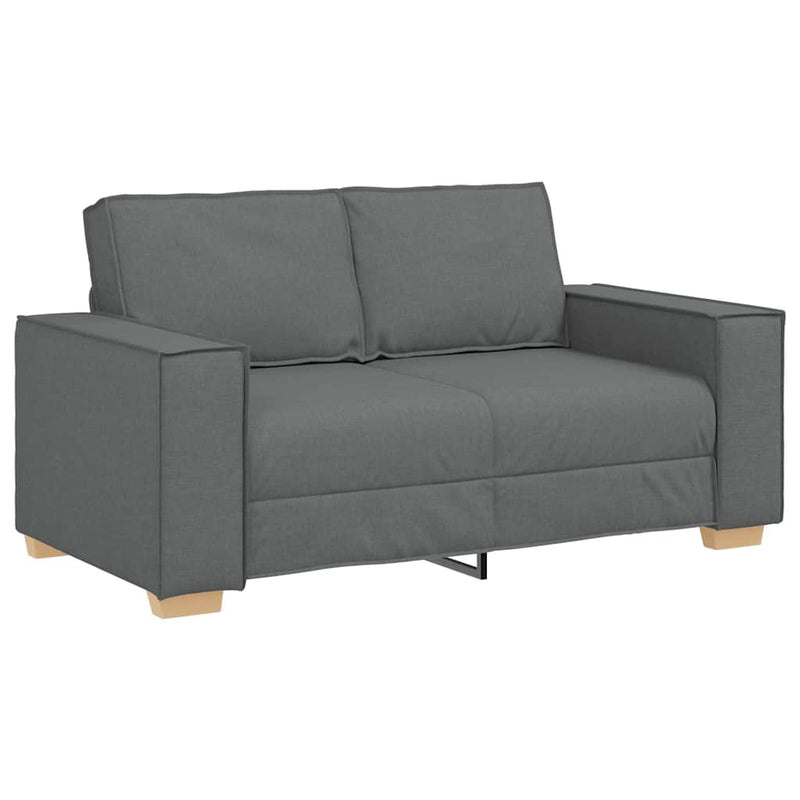 vidaXL Kanapé Szett párnával 3 pcs Szürke 220 x 78 x 84 cm szövet