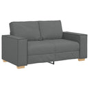 vidaXL Kanapé 3 pcs Sötétszürke 220 x 80 x 84 cm Lábbal kevert anyag