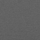 vidaXL Kanapé 3 pcs Sötétszürke Lábbal kevert anyag