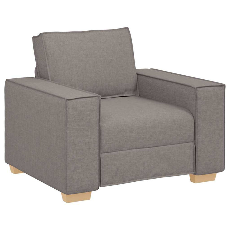 vidaXL Kanapé Szett párnával 3 pcs Tópszínű 220 x 78 x 84 cm szövet