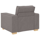 vidaXL Kanapé 3 pcs Tópszínű 220 x 80 x 84 cm Lábbal kevert anyag
