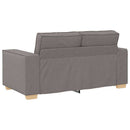 vidaXL Kanapé 3 pcs Tópszínű 220 x 80 x 84 cm Lábbal kevert anyag