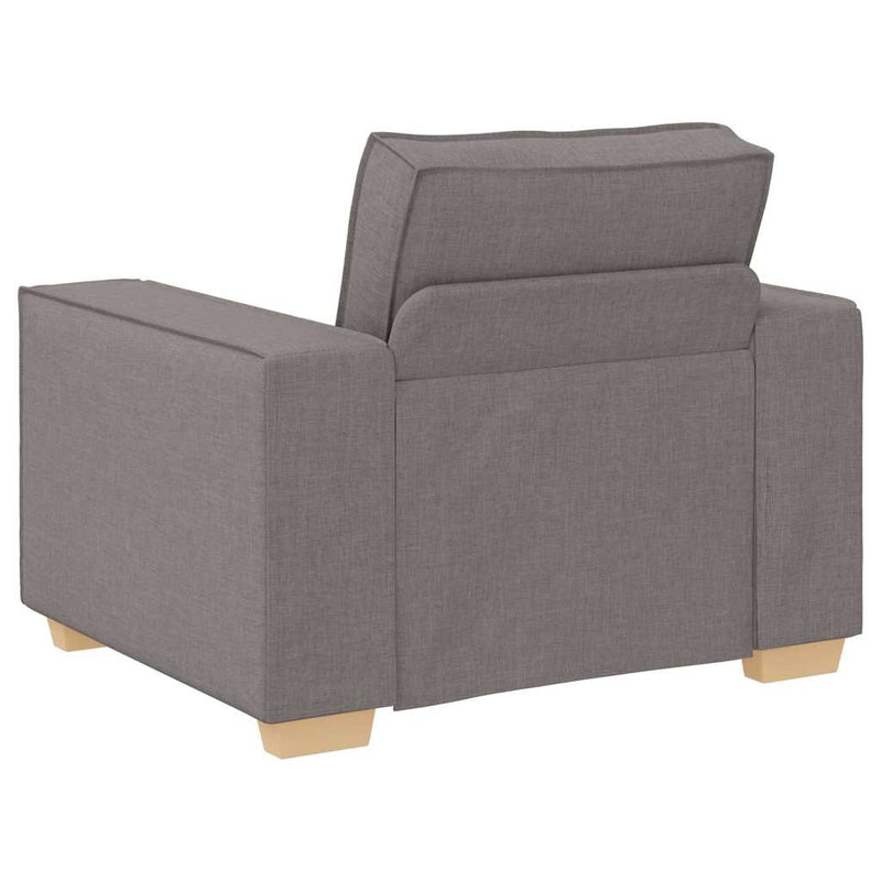 vidaXL Kanapé Szett párnával 3 pcs Tópszínű 220 x 78 x 84 cm szövet