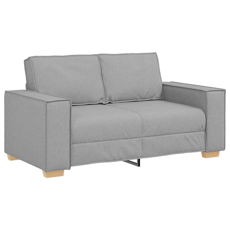 vidaXL Kanapé Szett párnával 3 pcs Szürke 220 x 78 x 84 cm szövet