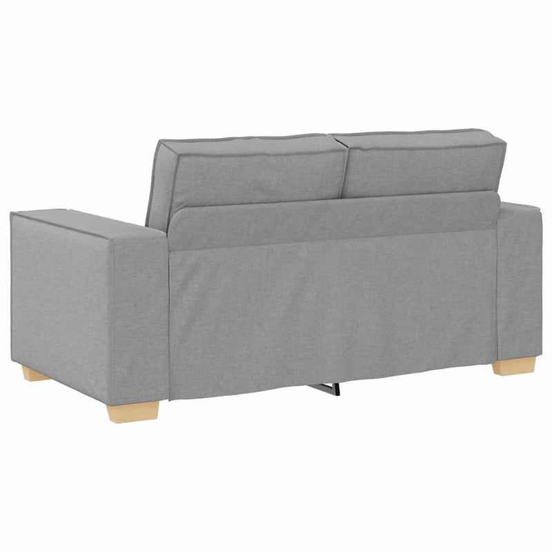 vidaXL Kanapé Szett párnával 3 pcs Szürke 220 x 78 x 84 cm szövet