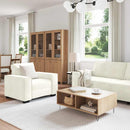 vidaXL 3 részes krém bársony ülőgarnitúra párnákkal