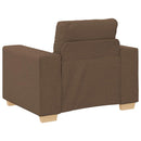 vidaXL Kanapé 3 pcs Barna 221 x 80 x 80 cm Lábbal kevert anyag