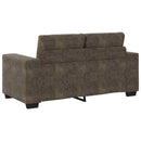 vidaXL Kanapé 3 pcs Sötétszürke 221 x 80 x 80 cm Lábbal kevert anyag
