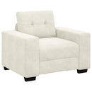 vidaXL Kanapé Szett 3 pcs Krém 221 x 80 x 80 cm Bársony