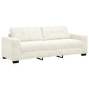 vidaXL Kanapé Szett 3 pcs Krém 221 x 80 x 80 cm Bársony